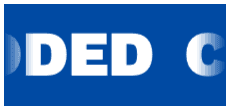 CODED blue ticket sticker