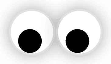 Googly eyes sticker
